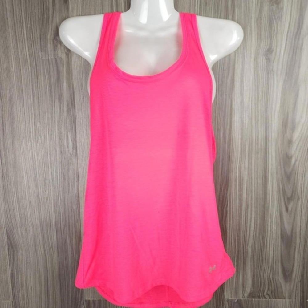 Under Armour Reflective Running Fitted Racerback Tank Top Size medium